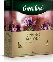 Чай черный Greenfield Spring Melody, 100 пакетиков по 1,5 г