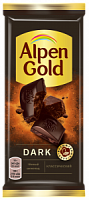 Шоколад Alpen Gold Dark темный, 80 г