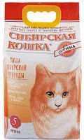 Наполнитель для кошачьего туалета комкующийся, Оптима, Сибирская кошка, 5 л