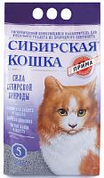 Наполнитель для кошачьего туалета комкующийся, Прима, Сибирская кошка, 5 л