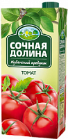 Сочная Долина, томатный нектар с мякотью с солью, 0,95 л