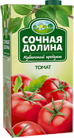 Сочная Долина, томатный нектар с мякотью с солью, 1,93 л