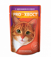 Консервированный корм для кошек ПроХвост, Кролик, 85 г