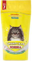 Наполнитель для кошачьего туалета комкующийся, Ультра, Сибирская кошка, 7 л